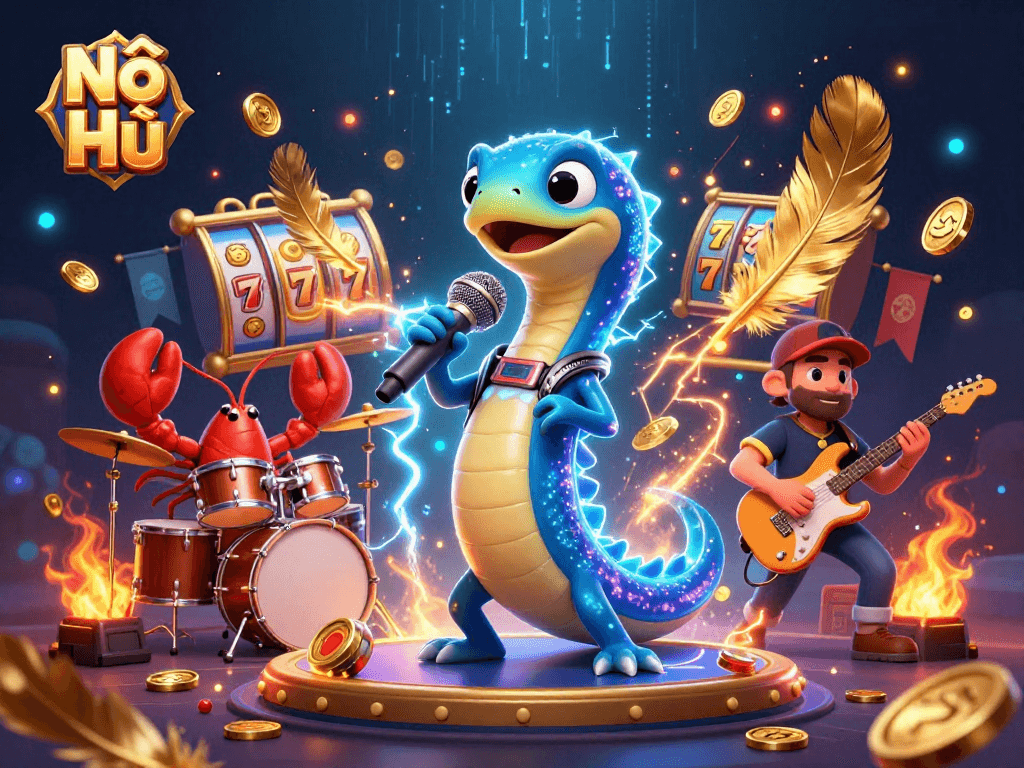 Nổ Hũ offers players thrilling slot gameplay with vibrant underwater casino visuals.