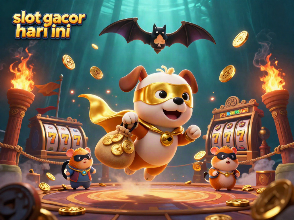 Experience the excitement of slot gacor hari ini with our dynamic gaming illustration.
