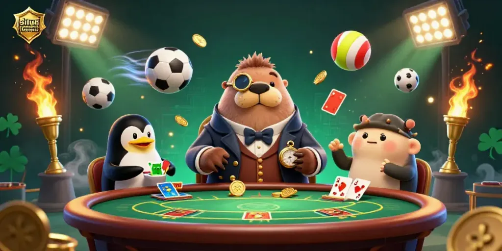 Mengalami suasana taruhan yang menarik di situs judi online terpercaya dengan walrus stylish dan dealer cerdas di meja poker.