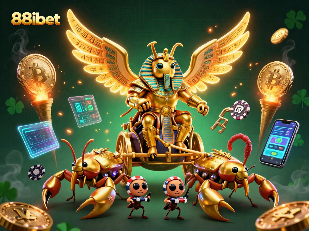Experience high-stakes excitement with 88ibet, featuring animated casino elements and vibrant gaming action.