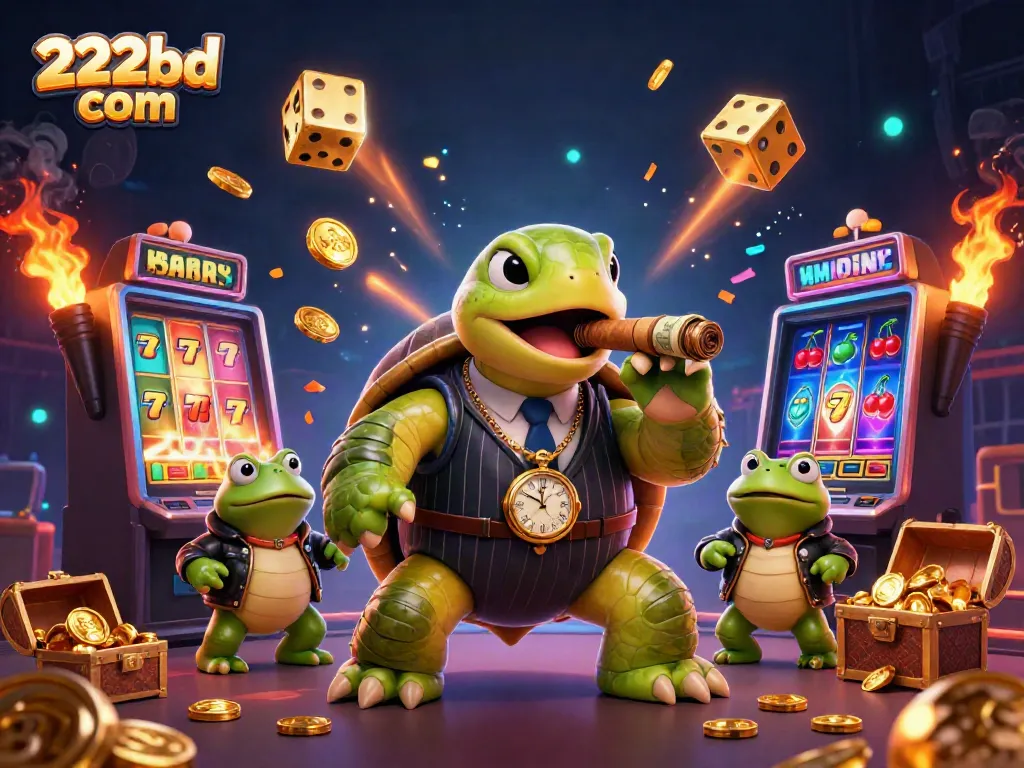 Experience thrilling gameplay at 222bd com with our exciting 3D casino characters and jackpot scene.