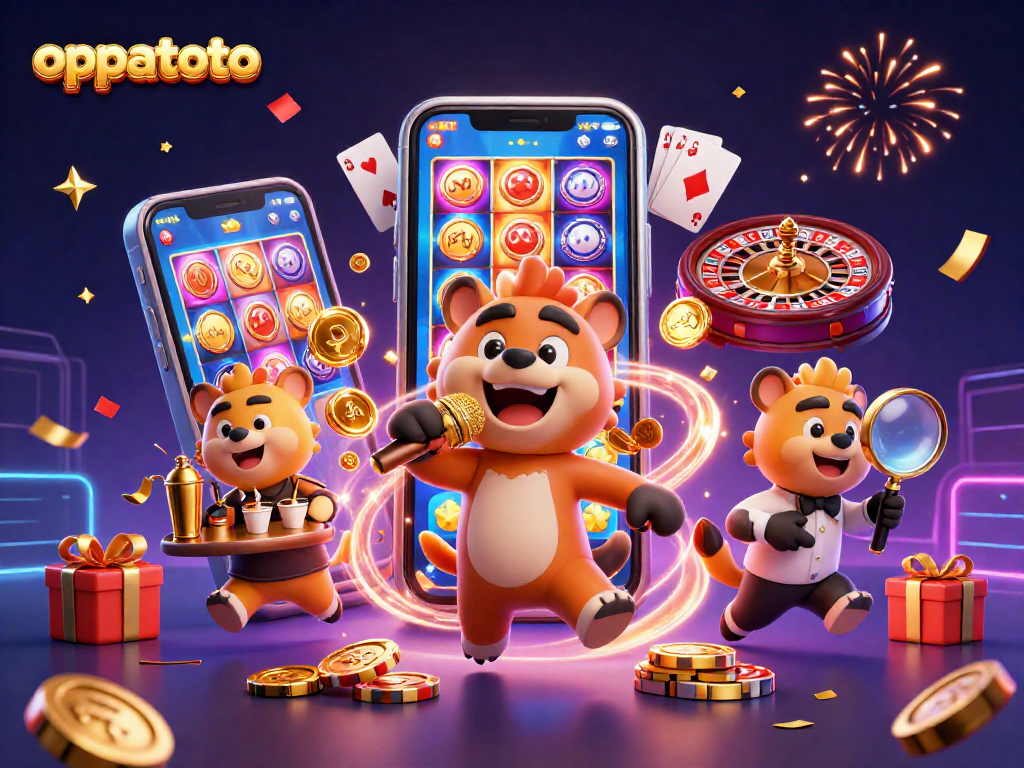 Engage with oppatoto for high-stakes fun in a vibrant comedy casino scene.