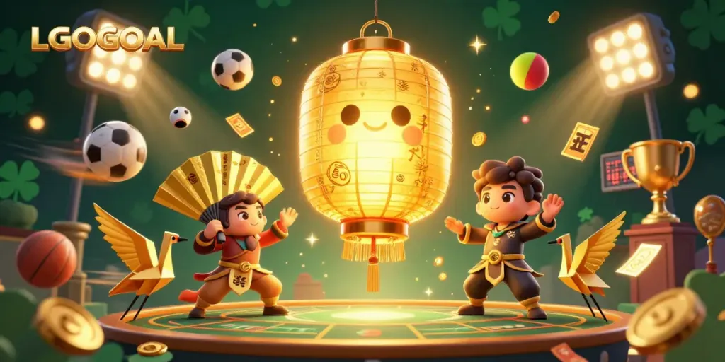 Experience thrilling wins with LGOGOAL's vibrant casino scene filled with dynamic sports elements.