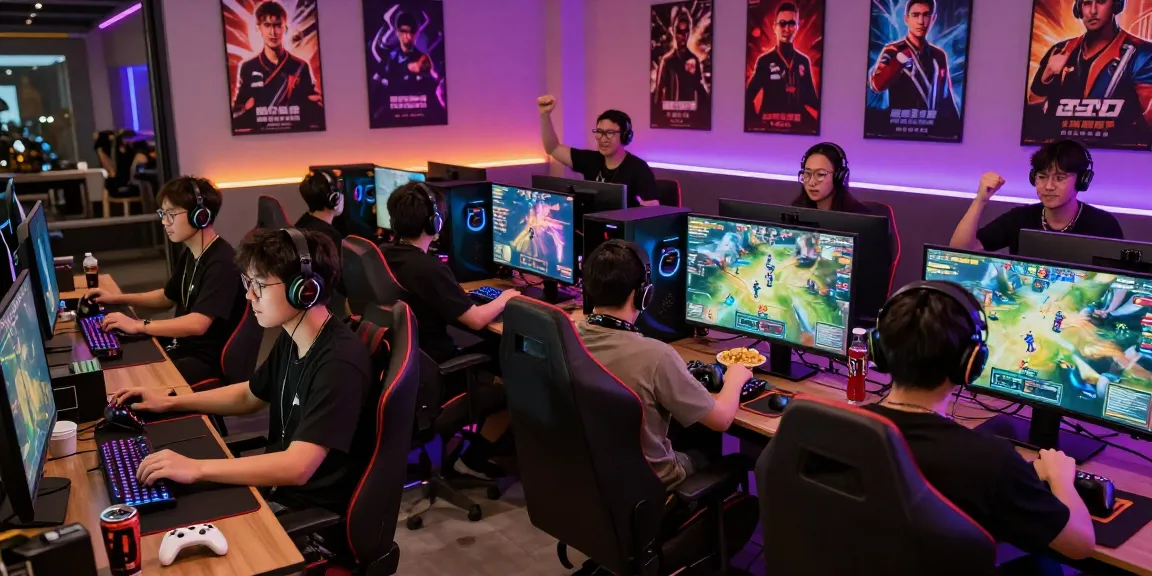 Penggemar bermain di lounge game dengan suasana meriah, menunjukkan pengalaman luxury111 dalam permainan.