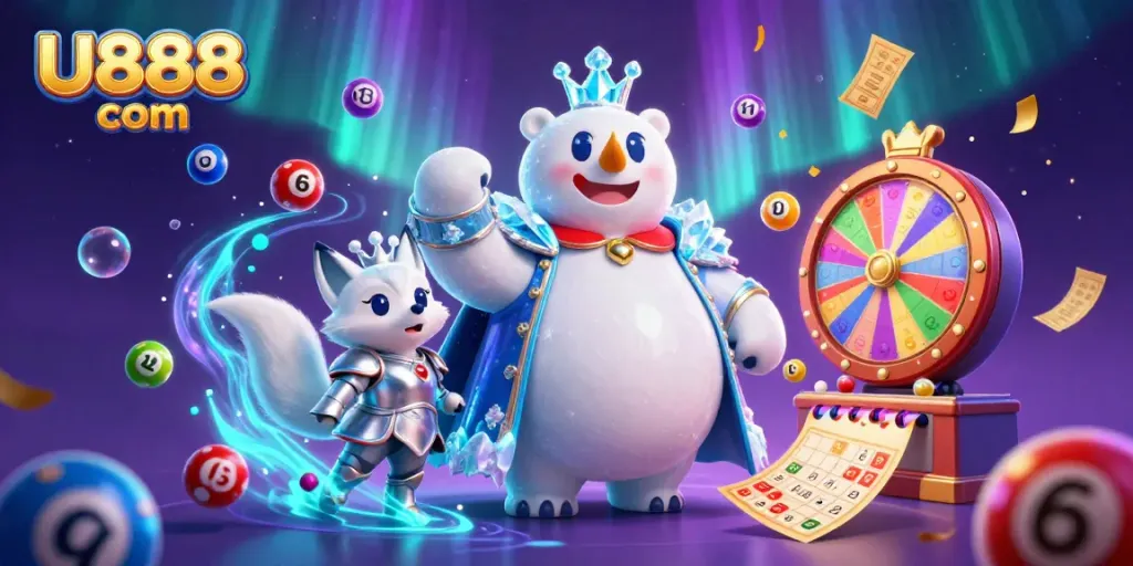 Experience excitement with U888 com through dynamic lottery elements and captivating characters.