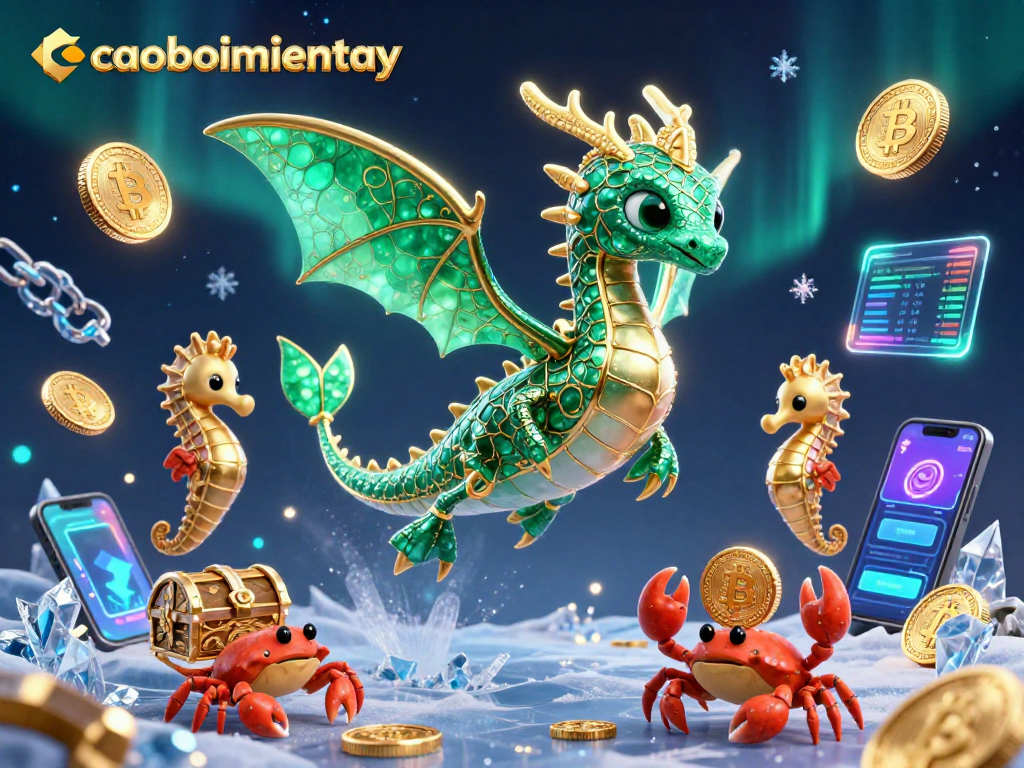 Join caoboimientay in a thrilling adventure as you uncover treasures with stunning sea dragons and crabs!