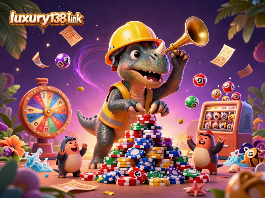 Permainan menarik di luxury138 link dengan dinosaurus meriahkan lotere dan bingo.