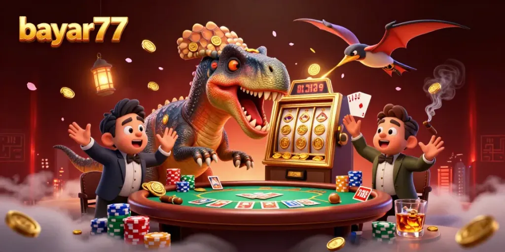 Experience excitement with bayar77 as a 3D pachycephalosaurus wins jackpot coins!