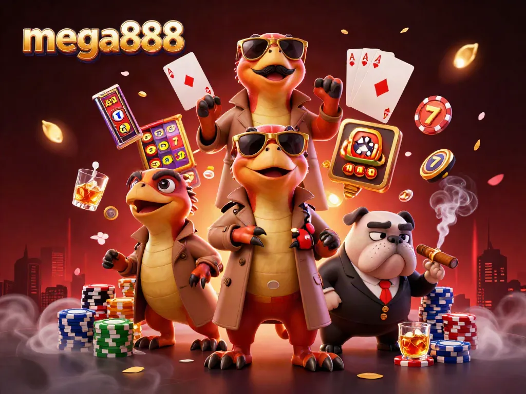 Mega888 menyajikan penggambaran menarik dengan tiga raptor berperangai lucu dalam satu pertunjukan kasino.