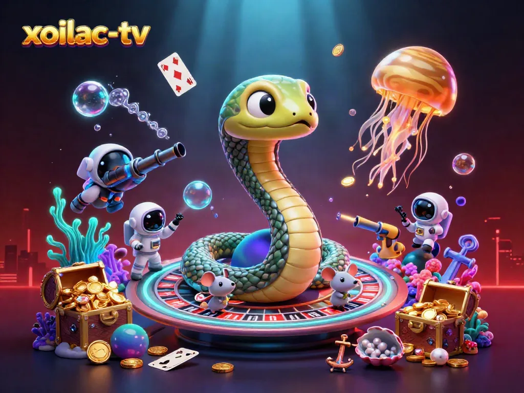 Xoilac-TV offers thrilling cosmic roulette action with unique 3D characters and engaging gameplay.