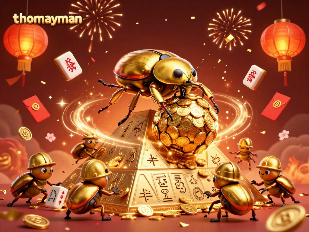 Play thomayman and experience thrilling jackpot moments, with vibrant symbols and characters.