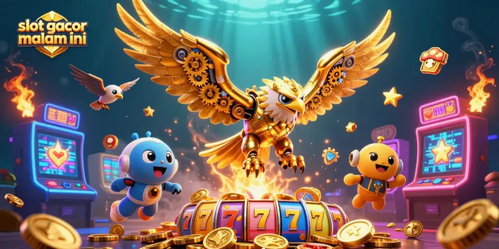 Menangkan peluang tinggi di slot gacor malam ini dengan ilustrasi kasino yang memukau.