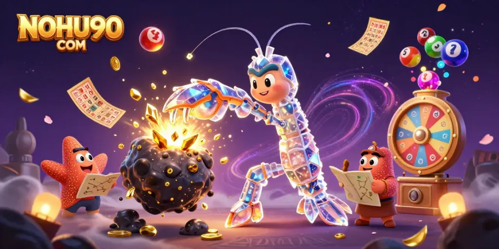 Experience thrilling action with NOHU90 COM as a galactic samurai mantis shrimp battles through riches.