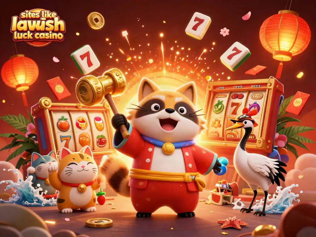 Play exciting games at sites like lavish luck casino with vibrant characters and dazzling casino elements.