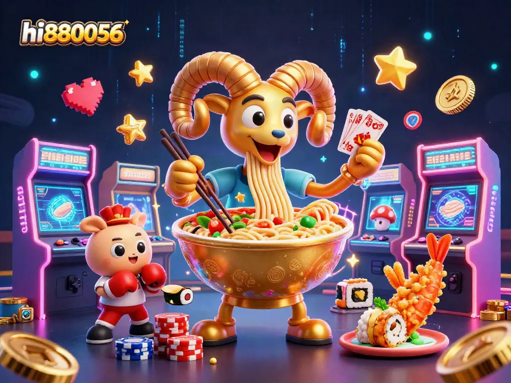 Experience winning strategies with hi880056 in this vibrant casino-themed digital illustration.