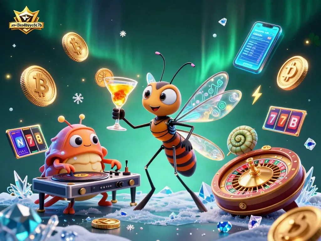 Join the xn--l3ca4bybyc5c7b casino fun with 3D characters enjoying slot games and crypto bonuses!