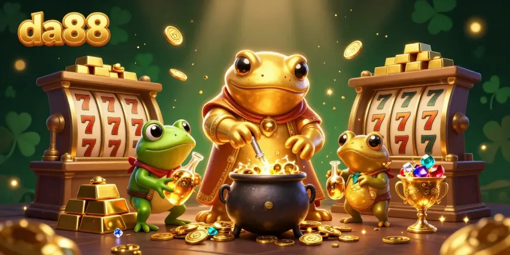 Experience the excitement at da88 with golden slots and immersive gaming elements bursting with treasure.