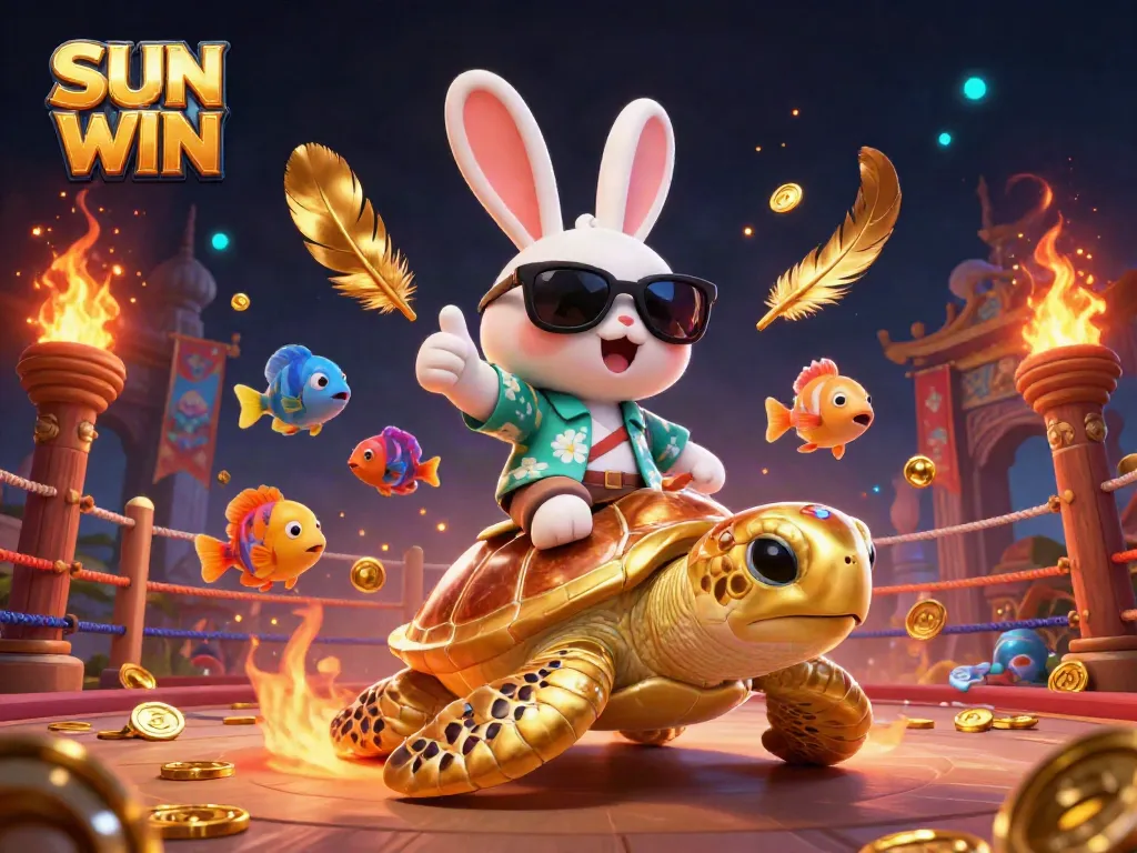 Experience thrilling betting with SUN WIN as a lucky rabbit and golden turtle lead the way.