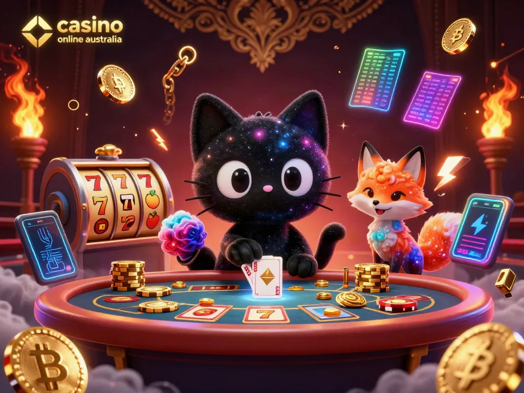 Experience thrilling gameplay with the cosmic charm of casino online australia led by dancing characters and glowing coins.