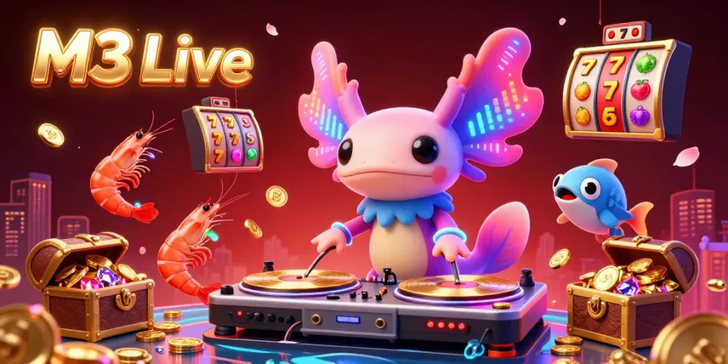 Spin the reels at M3 Live's underwater casino with vibrant characters and immersive gameplay.