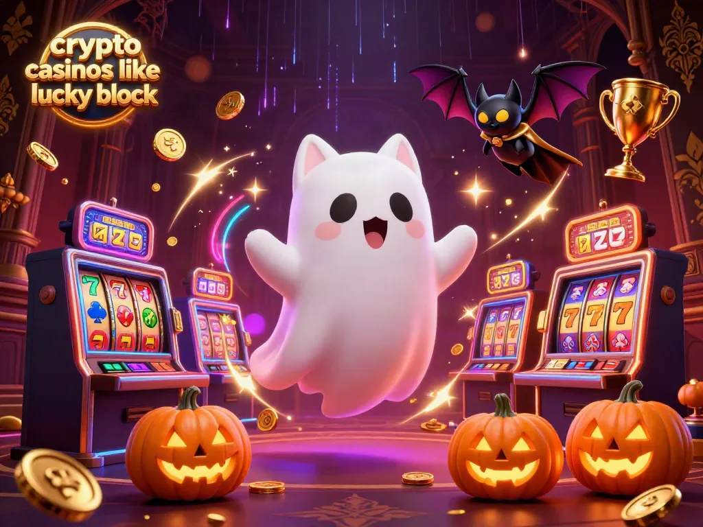 Experience the thrill at crypto casinos like Lucky Block with ghostly fun and exciting slot games.