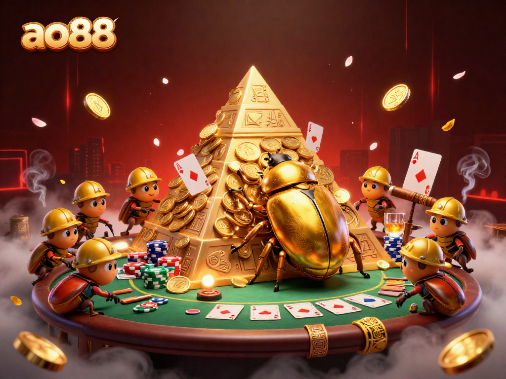 Join the fun and excitement at ao88, where golden coins play, and poker action thrives in a dynamic casino scene.